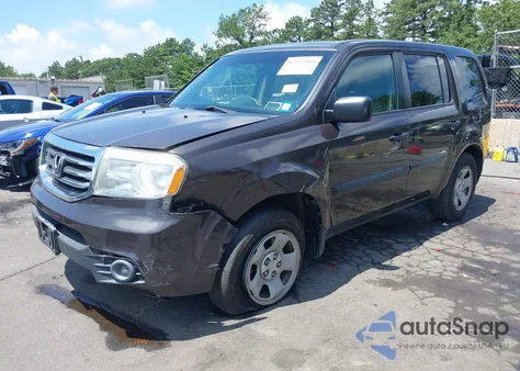 2014 Honda Pilot Lx z USA, uszkodzony, nr VIN 5FNYF4H2XEB012017